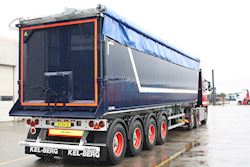 Kel-Berg 4 akslet tiptrailer til Vognmandsforretningen Bjarne Madsen Give ApS, 