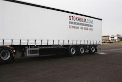 3 akslet gardintrailer til Stokholm Transport A/S, 