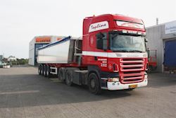 Ny 4 akslet tiptrailer til Glerup Containerservice A/S, 