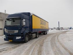 Ny 2 akslet gardintrailer til Skovby Transport, 