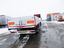Fabriksny 2 akslet Kel-Berg åben trailer med sider til E. Christensen & ApS, 