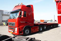 Peder Skovholm Christensen fabriksnye 3 akslede chassis trailer, 