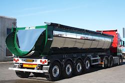 Ny 4 akslet Kel-Berg rundtiptrailer til Demstrup Autotransport - Aage, 