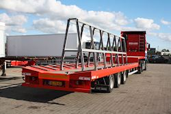 Rygaard Transport & Logistic A/S fabriksnye 3 akslede nedbygget elementtrailer, 