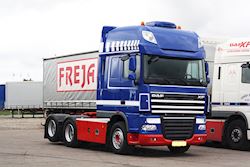 Lastas Trucks Danmark A/S leverer DAF FTS XF 6 x 2 SSC til Torben Jørgensen Eftf. ApS, 