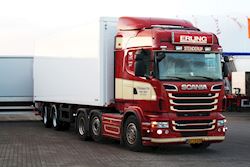 Larsen & Christensen A/S fabriksny Kel-Berg 2 akslet boxtrailer med dobbeltdæk, 