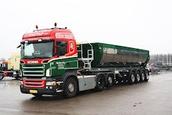 Ny 4 akslet Kel-Berg rundtiptrailer til Demstrup Autotransport, 