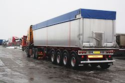 Ny og flot 4 akslet tiptrailer til Hedevejs Vognmandsforretning, 