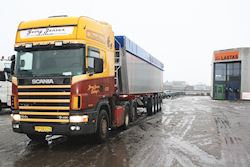 Ny og flot 4 akslet tiptrailer til Hedevejs Vognmandsforretning, 