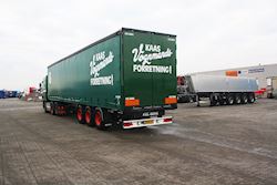 Ny 3 akslet Maxi Flex gardintrailer til Kås Vognmandsforretning ApS, 