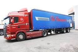 TN Transport A/S udvider sin trailerpark med endnu to nye 2 akslet Kel-Berg city gardintrailer, 