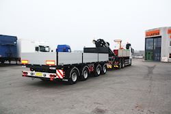 Universal Transport og Flytteforretning nye 4 akslet anhænger med alu-sider, 