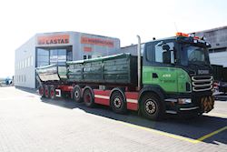 Flot ny rund 3 akslede Kel-Berg tipkærrer til Ans Vognmandsforretning A/S, 