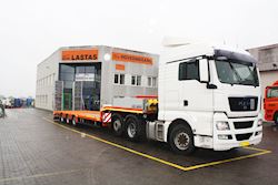 Ny flot 3 akslet Kel-Berg nedbygget maskintrailer til Oddes Materieludlejning A/S, 