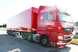 Flot ny Knapen 4 akslet Walking Floor trailer til Ølsted & Allested Vognmandsforretning, 