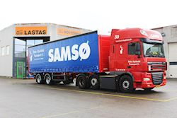 Ny flot 2 akslet Kel-Berg city gardintrailer udleveret til Brdr. Kjeldahl Transport I/S, 