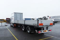 Ny speciel Kel-Berg 2 akslet åben city-trailer udleveret til Rønde Industriteknik A/S, 