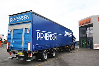 Kel-Berg 2 akslet city-gardin trailer til PP Jensen A/S
