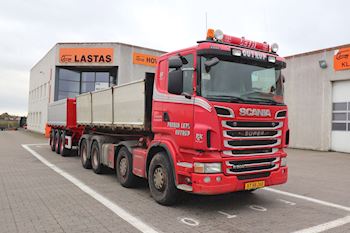 Ny Kel-Berg 3 akslet 24 tons tipkærre fra Lastas til PLR Transport ApS