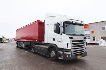 Ny Kel-Berg 3 akslet tiptrailer 50,3 m3  til Daka Denmark A/S