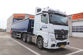 Ny flot Kel-Berg 4 akslet tiptrailer 37 m3 leveret til Fredericia Shipping A/S