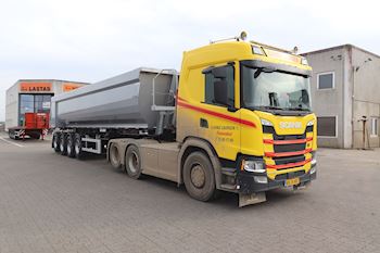 Ny Kel-Berg 4 akslet Hardox tiptrailer 36 m3  leveret til Entreprenør Ejvind Laursen