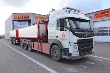 Kel-Berg 3 akslet 24 tons tipkærre fra Lastas  til Lindahl Biobrændsel