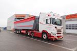 Vognmand Kim Christensen med ny flot  Kel-Berg 4 akslet korn trailer 56 m3