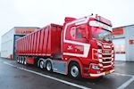 Ny flot Kel-Berg 4 akslet skrottrailer 71 m3 til Smedegaarden A/S fra Lastas