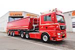 Ny Kel-Berg 3 akslet city jord trailer 34 m3  leveret til Horne Vognmandsforretning ApS