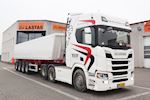 Ny Kel-Berg 4 akslet grus trailer 37 m3 til Thyge Sylvester Rasmussen A/S 