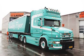 Ny super flot Kel-Berg 3 akslet korn tiptrailer  56 m3 til Jakob Pedersen
