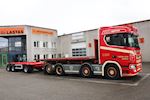 PLR Transport ApS med en ny Kel-Berg 3 akslet overføringsanhænger fra Lastas