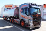 Ny Kel-Berg 3 akslet jord tiptrailer 34m3 leveret  til Claus Steensen ApS 