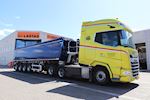 Ny Kel-Berg 4 akslet tiptrailer 37 m3 leveret  til Abildskou A/S fra Lastas
