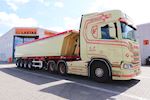 Ny Kel-Berg 4 akslet jord tiptrailer 37 m3  leveret til Lars E. Nielsen ApS 