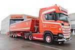 Ny Kel-Berg 3 akslet city jord tiptrailer 34 m3  leveret til Vognmand Henrik Andersen