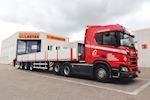 Aars Vognmandsforretning A/S med en ny  Max Trailer 3 akslet sværlasttrailer fra Lastas
