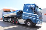 Super flot ny Kel-Berg 4 akslet asfalt tiptrailer til Kai Andersens Eftf. A/S