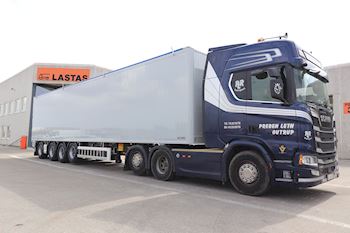 Ny Knapen 4 akslet Walkingfloor trailer  udleveret til PLR Transport ApS