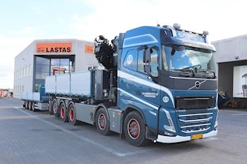 Kel-Berg 3 akslet åben kærre med alu. sider fra Lastas til Kai Andersen Eftf. A/S