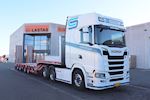 Casperssøn ApS med en ny Kel-Berg 4 akslet maskintrailer med udtræk fra Lastas 