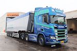 Møller Transport ApS nye Kel-Berg volumen tiptrailer på 65 m3 fra Lastas