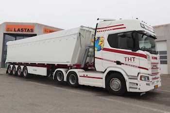 Ny Kel-Berg 4 akslet korn tiptrailer 61,5 m3  til Tønder Handel & Transport ApS