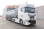 Ny Kel-Berg 3 akslet city Hardox tiptrailer 31 m3  leveret til Vognmand Andreas R. Søborg A/S 