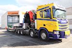 Benny Nielsen Transport med en ny Kel-Berg  2 akslet nedb. bådtrailer fra Lastas