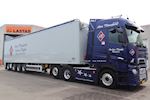 Ny flot Knapen 4 akslet walkingfloor trailer 91 m3  til Atea Transport ApS 