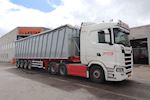 Lastas har leveret en ny Kel-Berg 4 akslet  skrottrailer 71 m3 til J.F. Trans