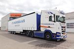 Lastas har leveret en ny Kel-Berg 3 akslet  nedb. gardintrailer til NorSea Denmark A/S