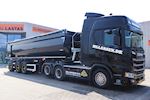 Kel-Berg 4 akslet letvægt Hardox city tiptrailer 31 m3 leveret til M.L. Larsen Entreprise ApS